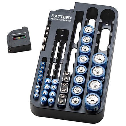 Battery Organizer with Tester-374737