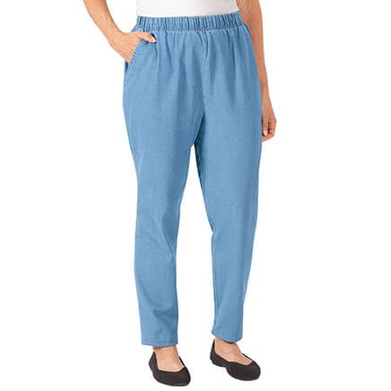 Women's Pull-On Stretch Denim Jeans-374842