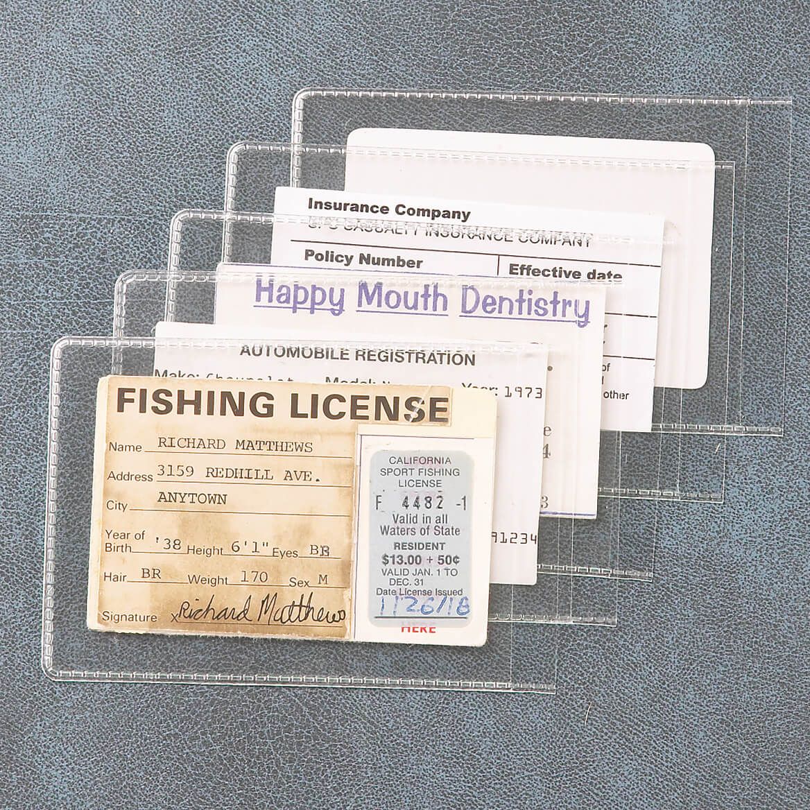 Card Protectors, Set of 5 + '-' + 374879
