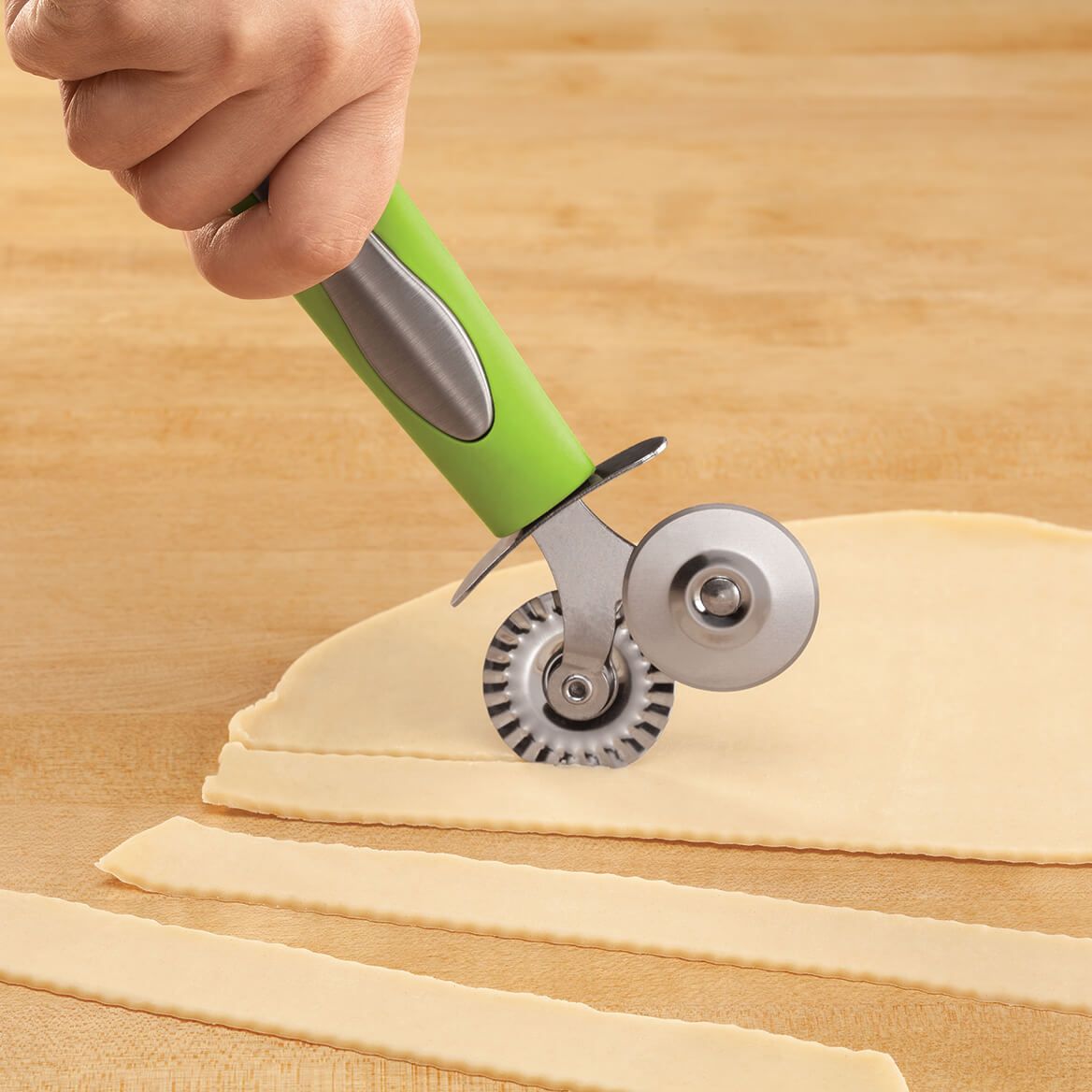 Double Wheel Pastry Cutter by Home Marketplace + '-' + 375050