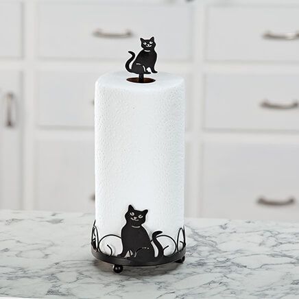 Cat Design Metal Paper Towel Holder by Chef's Pride™-375060