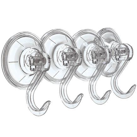 Suction Cup Hooks, Set of 4-375542