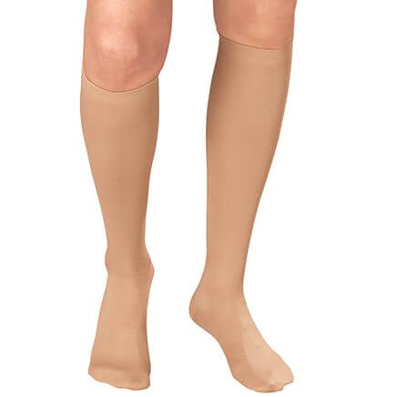 Silver Steps™ Compression Closed Toe Knee Highs, 20-30mmHg-375562