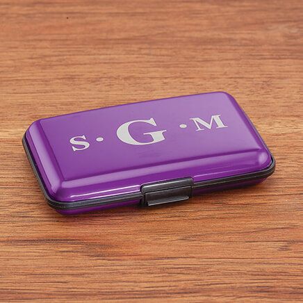 Personalized Monogram Aluminum Credit Card Holder-375569
