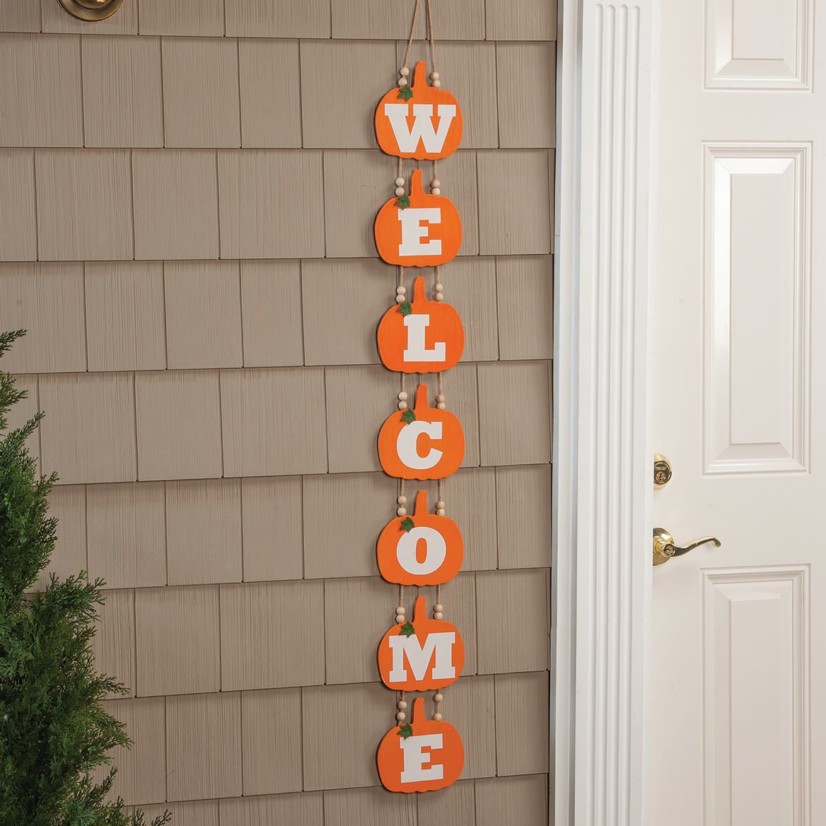 Giant Pumpkin Welcome Hanger by Holiday Peak™