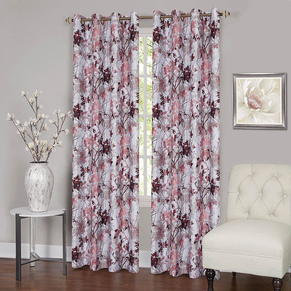Tranquil Printed Blackout Curtain Panel + '-' + 375810