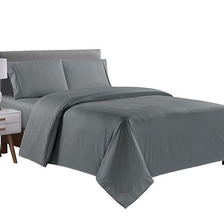 4-Piece Kathy Ireland® Chevron Embossed Microfiber Sheet Set-375812