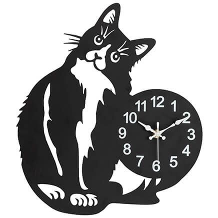 Curious Cat Wall Clock-375845