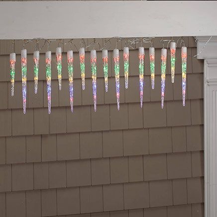 Battery-Operated Icicle Lights by Fox River™ Creations-375870