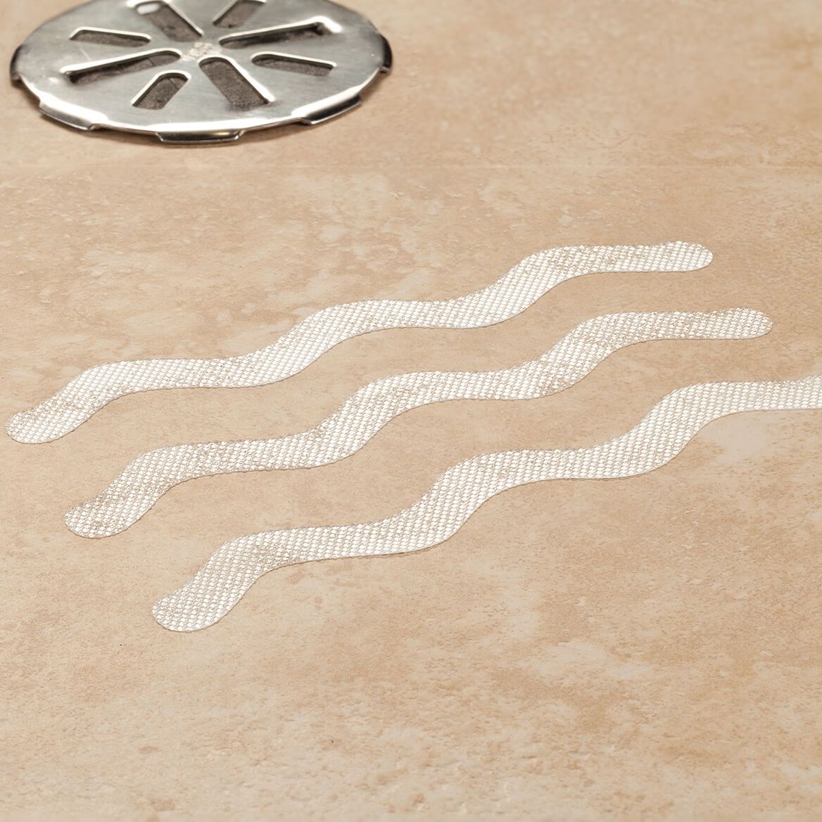 Anti0Slip Shower Stickers, Set of 12 with Scraper + '-' + 375879