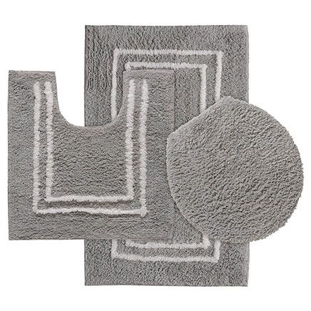 3-Piece Cotton Bath Rug Set-375903