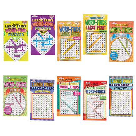 Epic Large Print Pocket Word-Finds, Value, Set of 10-376429