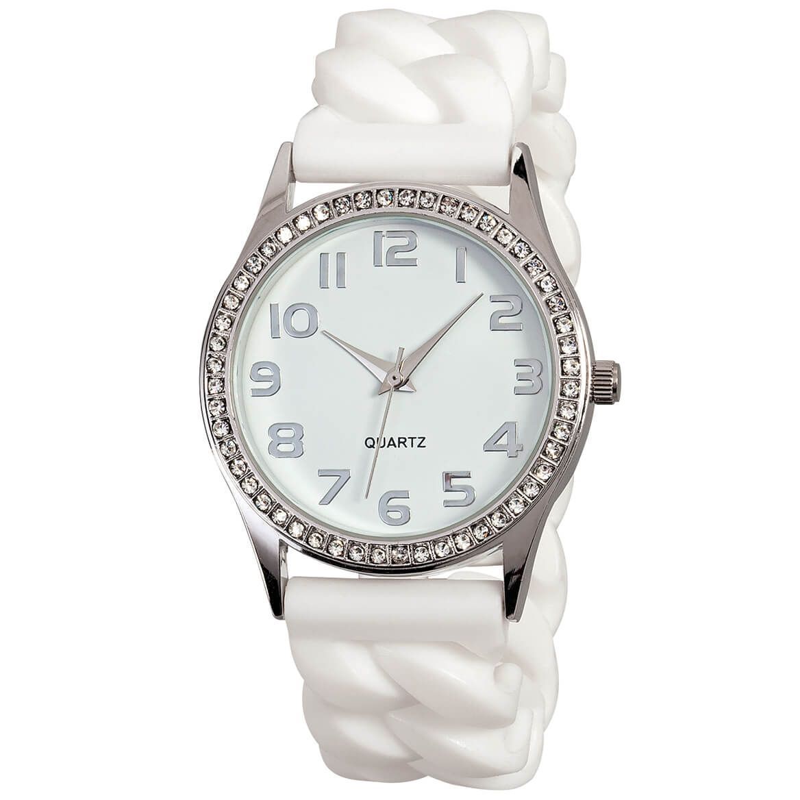 Silicone Stretch Watch with Crystals + '-' + 376478