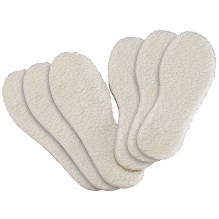 Fuzzy Insoles, Set of 3 Pair-376541