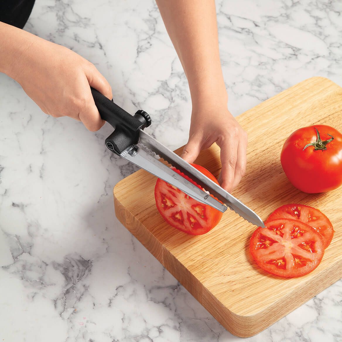 Knife with Adjustable Slicing Guide by Chef's Pride™ + '-' + 376596