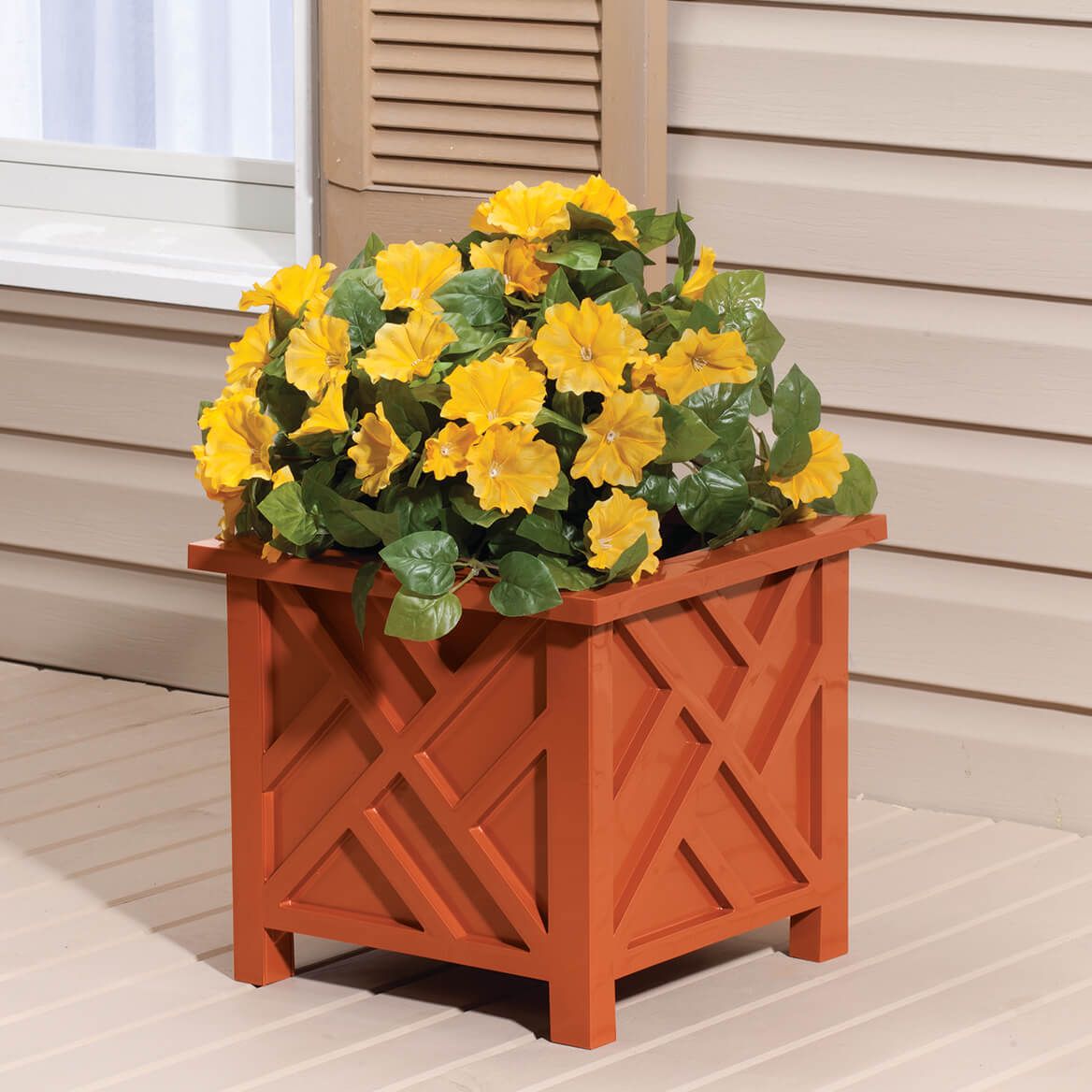 Terra Cotta Chippendale Planters, Set of 2 + '-' + 376744