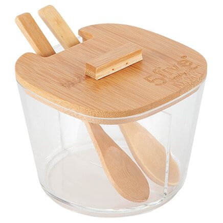 2-Section Seasoning Storage Container with Spoons-376847