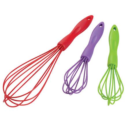 Silicone Whisks by Chef's Pride™, Set of 3-376868