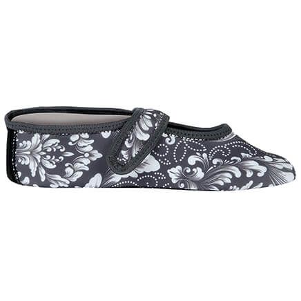 Breathable Stretch Ballet Slip-Ons with Strap-376881