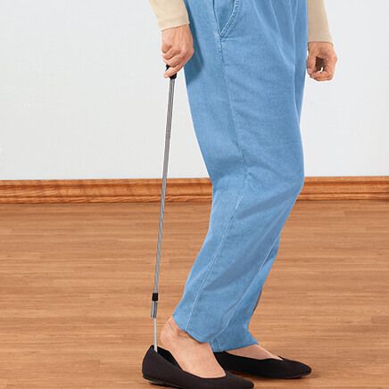 Stainless Steel Telescopic and Flexible Shoehorn by LivingSURE™-377061