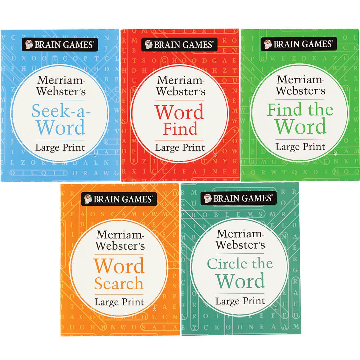 Brain Games® Merriam-Webster's Puzzles, Set of 5 + '-' + 377077