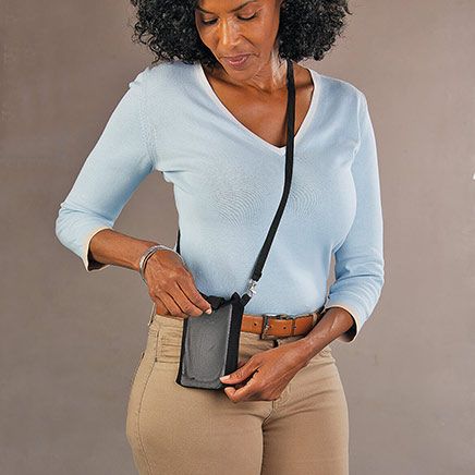 Mesh Hanging Phone Pouch-377113