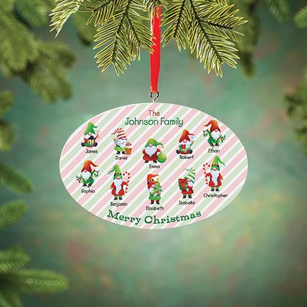 Personalized Family Gnomes Ornament-377434