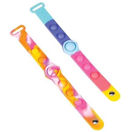 Fidget Pop-It Bracelets, Set of 2-377513