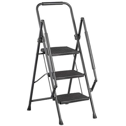 LivingSURE™ 3 Step Ladder with Padded Handrails-377649