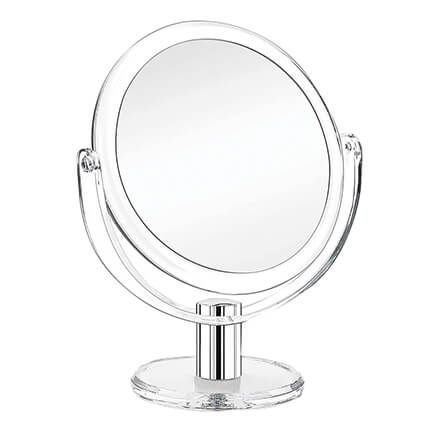 Dual-Sided Round Stand-Up Vanity Mirror-377722