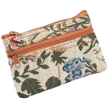 Zippered Jacquard Coin Purse-377766