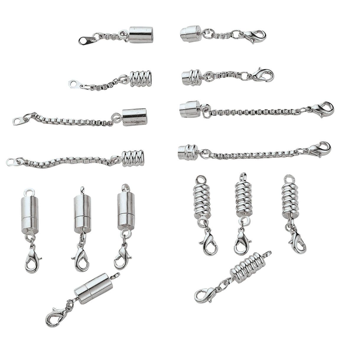 Magnetic Jewelry Clasps with Extensions, Set of 12 + '-' + 377869
