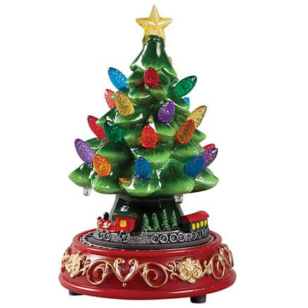 Musical Ceramic Tree with Train by Holiday Peak™-378022