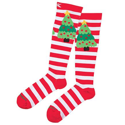 Holiday Knee-High Compression Socks-378110