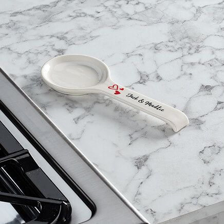 Personalized Hearts Spoon Rest-378131