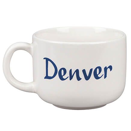 Personalized Block Soup Mug, 22 oz.-378304