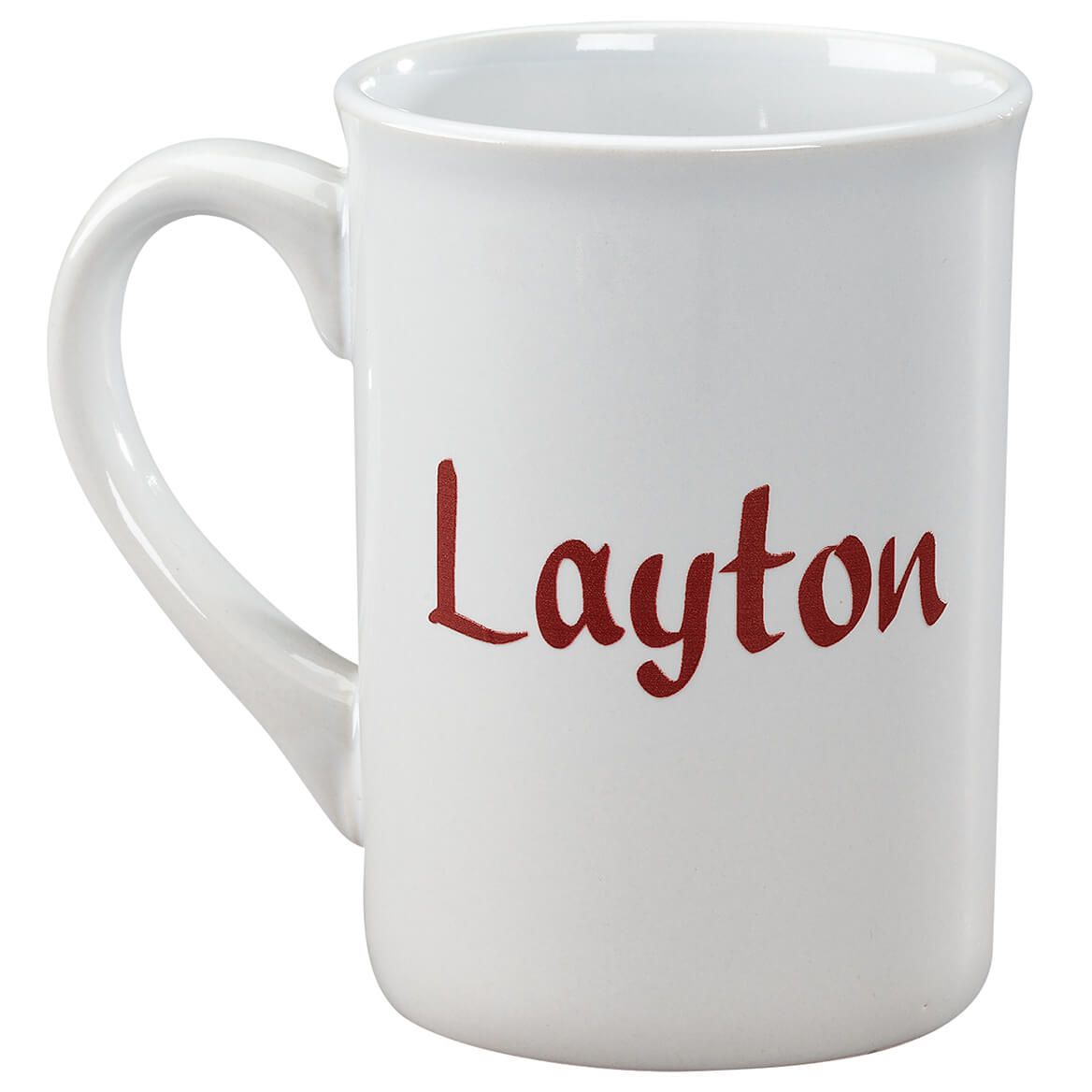 Personalized Block Latte Mug, 14 oz. + '-' + 378305