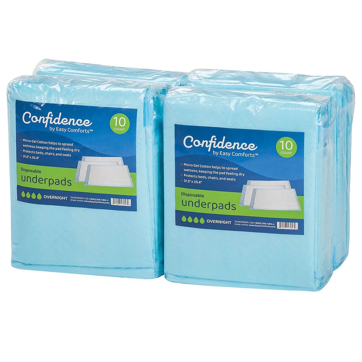 Confidence by Easy Comforts™ Disposable Underpads, Case + '-' + 378484