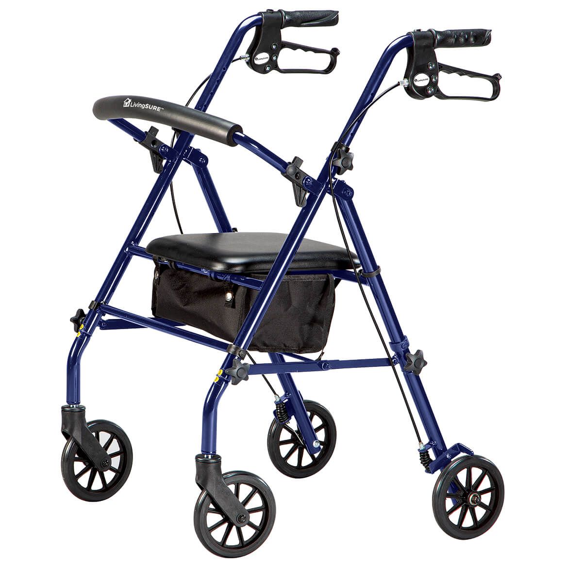 Durable Aluminum Rollator By LivingSURE™ + '-' + 378541