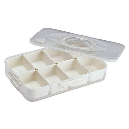 Divided Serving Tray with Lid and Handle by Chef’s Pride™-378699
