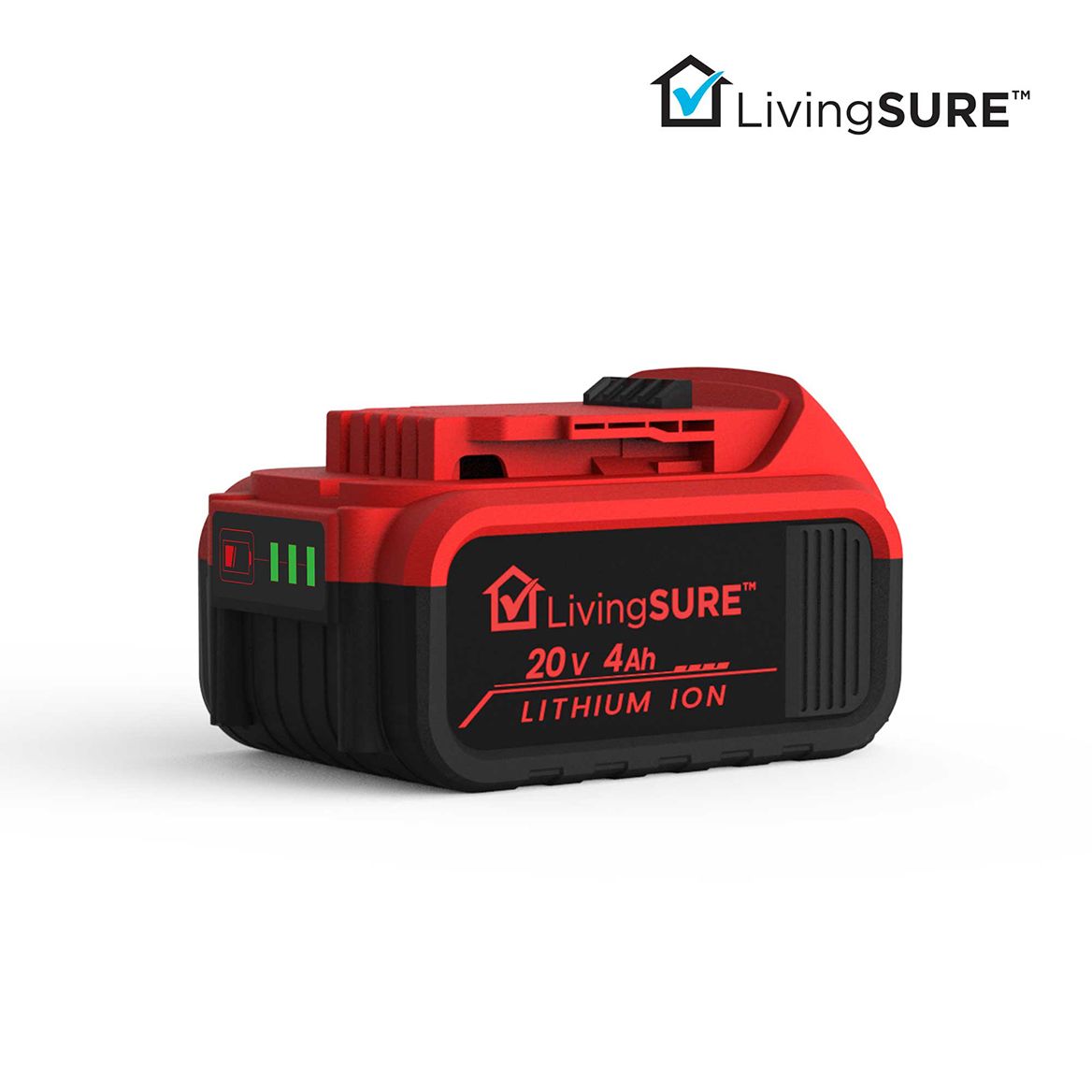 4Ah Power Tool Battery by LivingSURE™ + '-' + 378998
