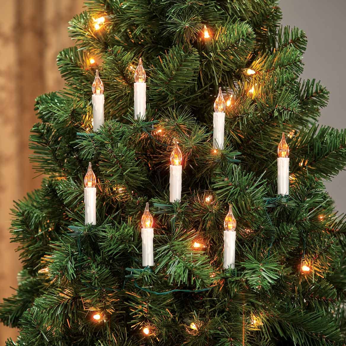 Flickering Candle Clip Lights, Set of 8 + '-' + 379025