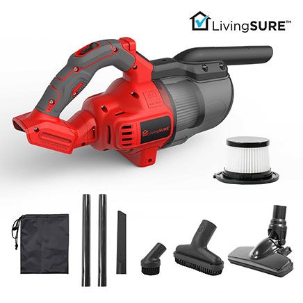 Cordless Car Handheld Vacuum By LivingSURE™-379085