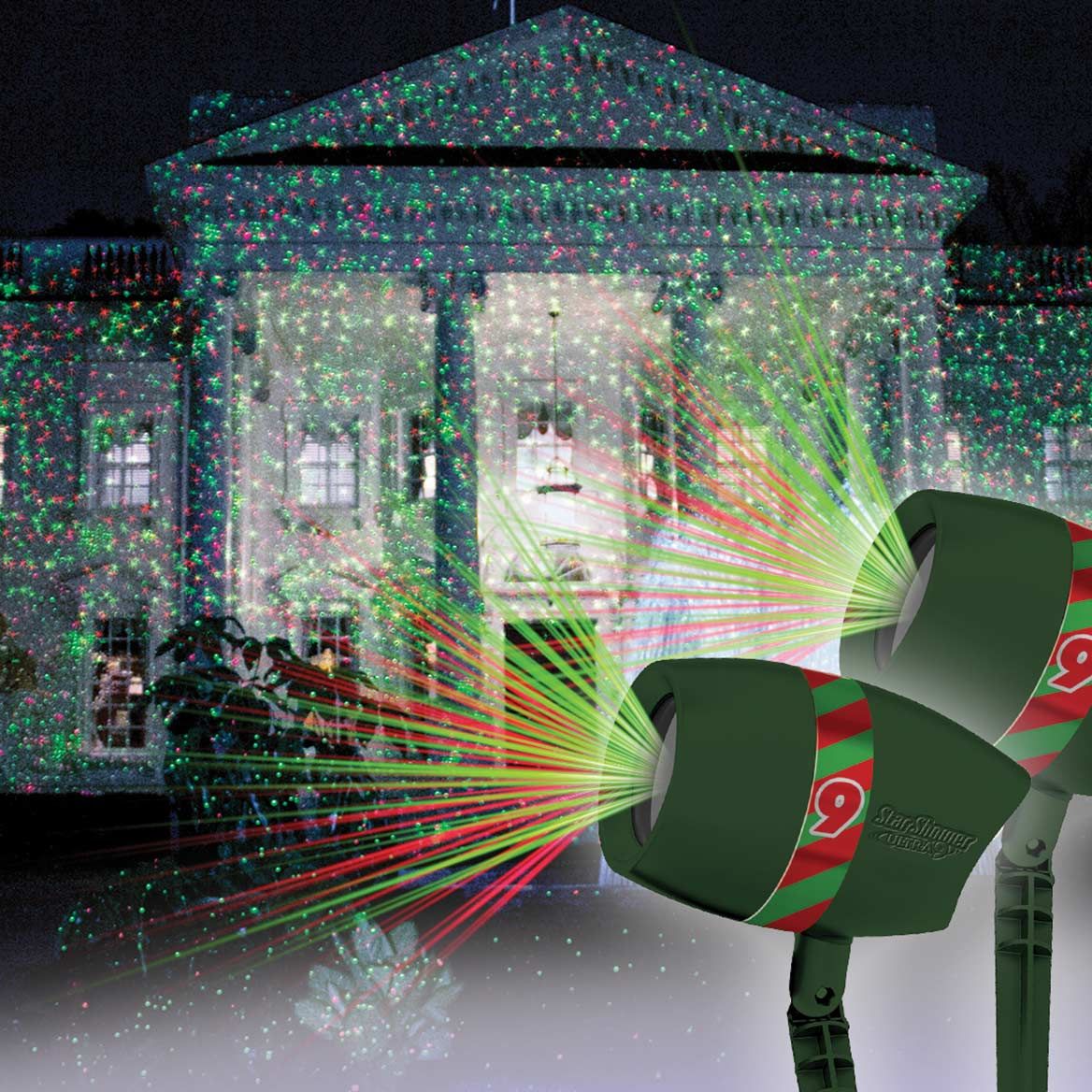 Star Shower® Ultra 9 Laser Lights with Remote