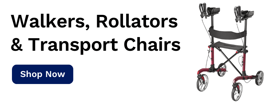 Walkers, Rollators & Transport Chairs