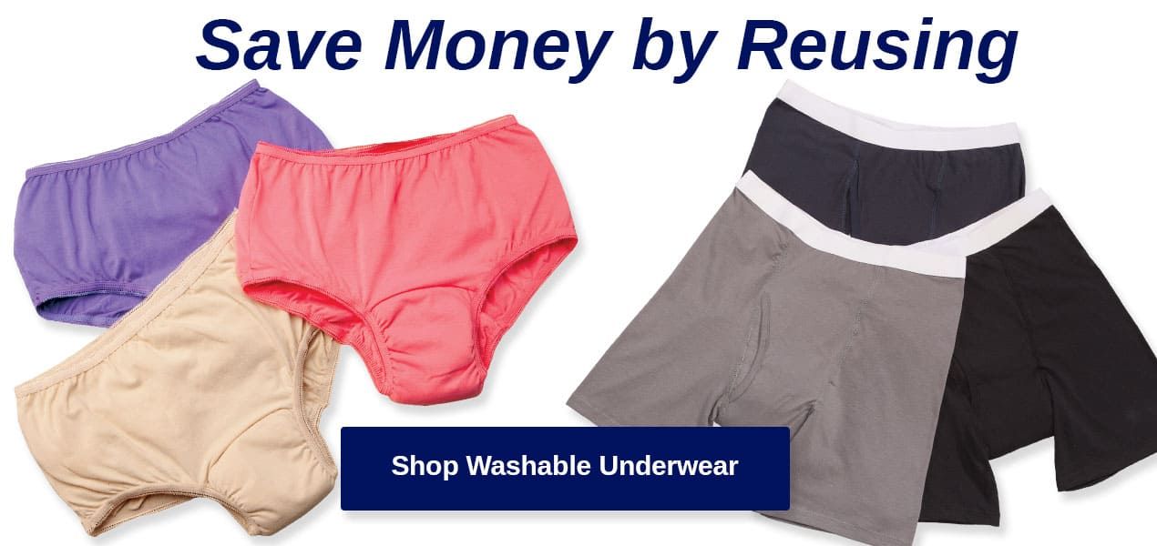 Washable Underwear - Save Money by Reusing