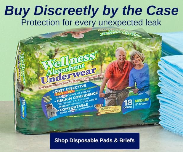 Disposable Pads & Briefs - Keep feeling confident with protection for every unexpected leak