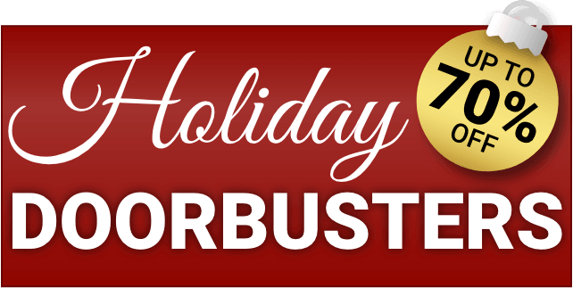 Up To 70% Off Holiday Doorbusters