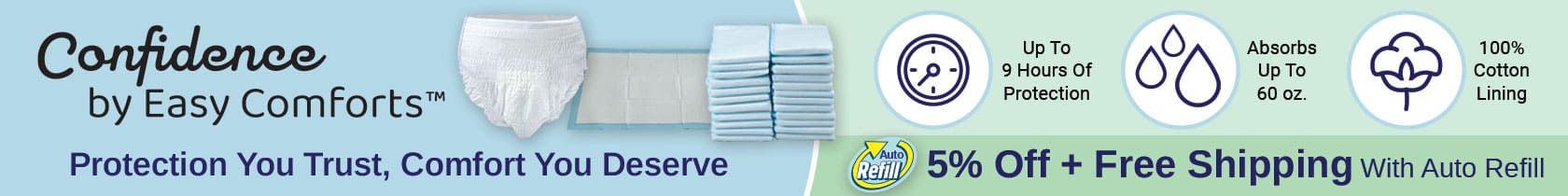 Shop Confidence by Easy Comforts™