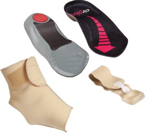 Ankle and foot braces and supports
